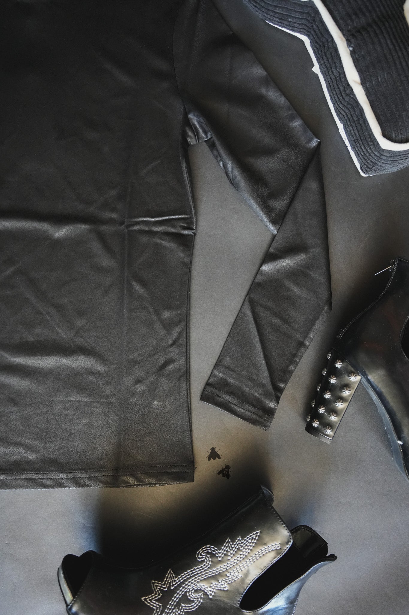 LEDDY LEATHER L/S *MIDNIGHT [RESTOCKED!]